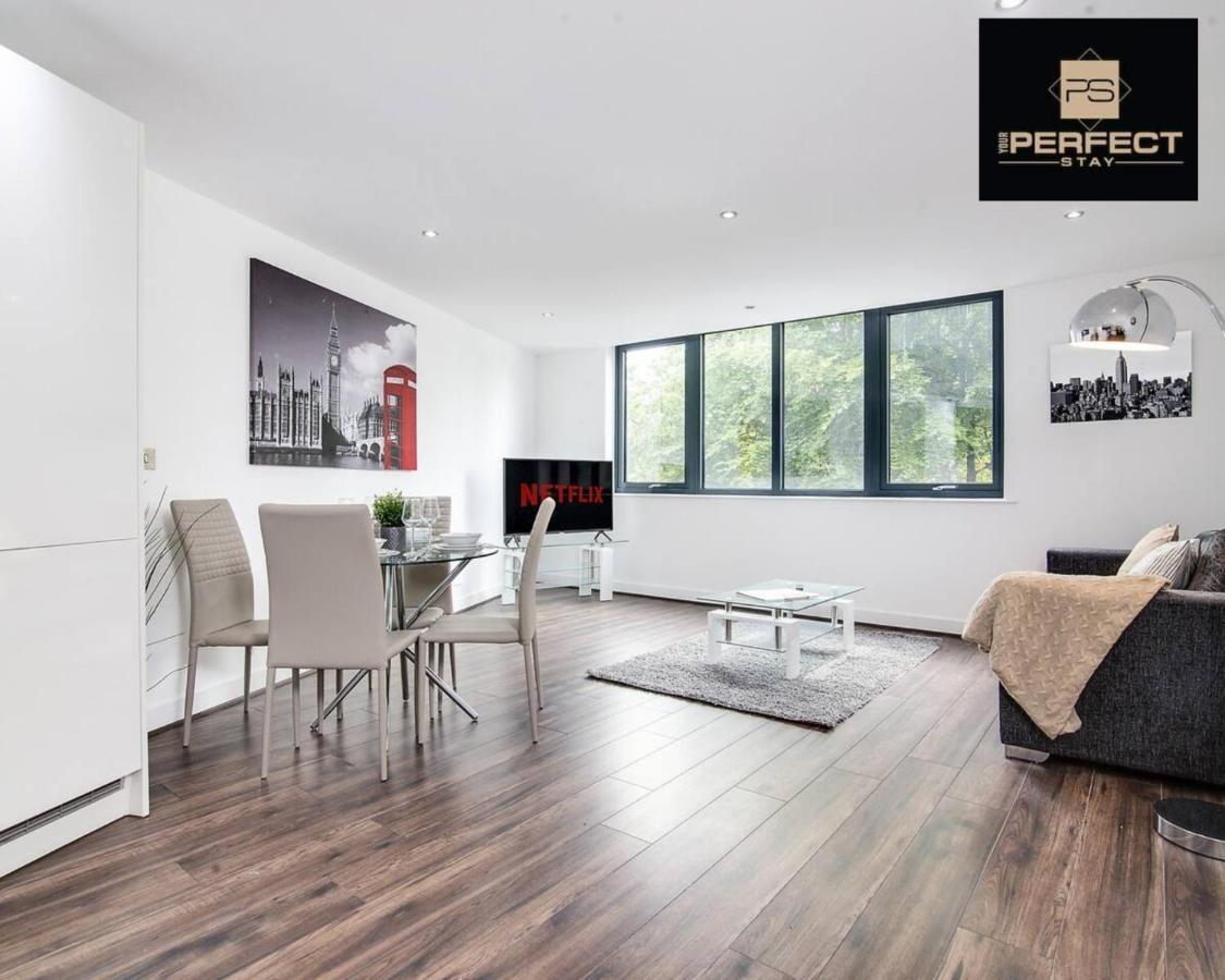 Luxe Modern Apartment By Your Perfect Stay Short Lets Birmingam Exterior foto