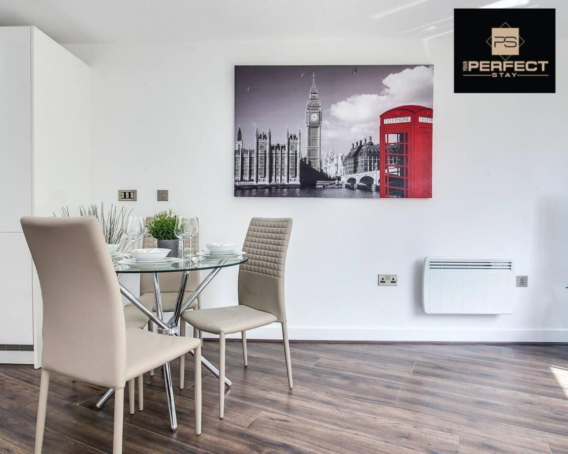 Luxe Modern Apartment By Your Perfect Stay Short Lets Birmingam Exterior foto